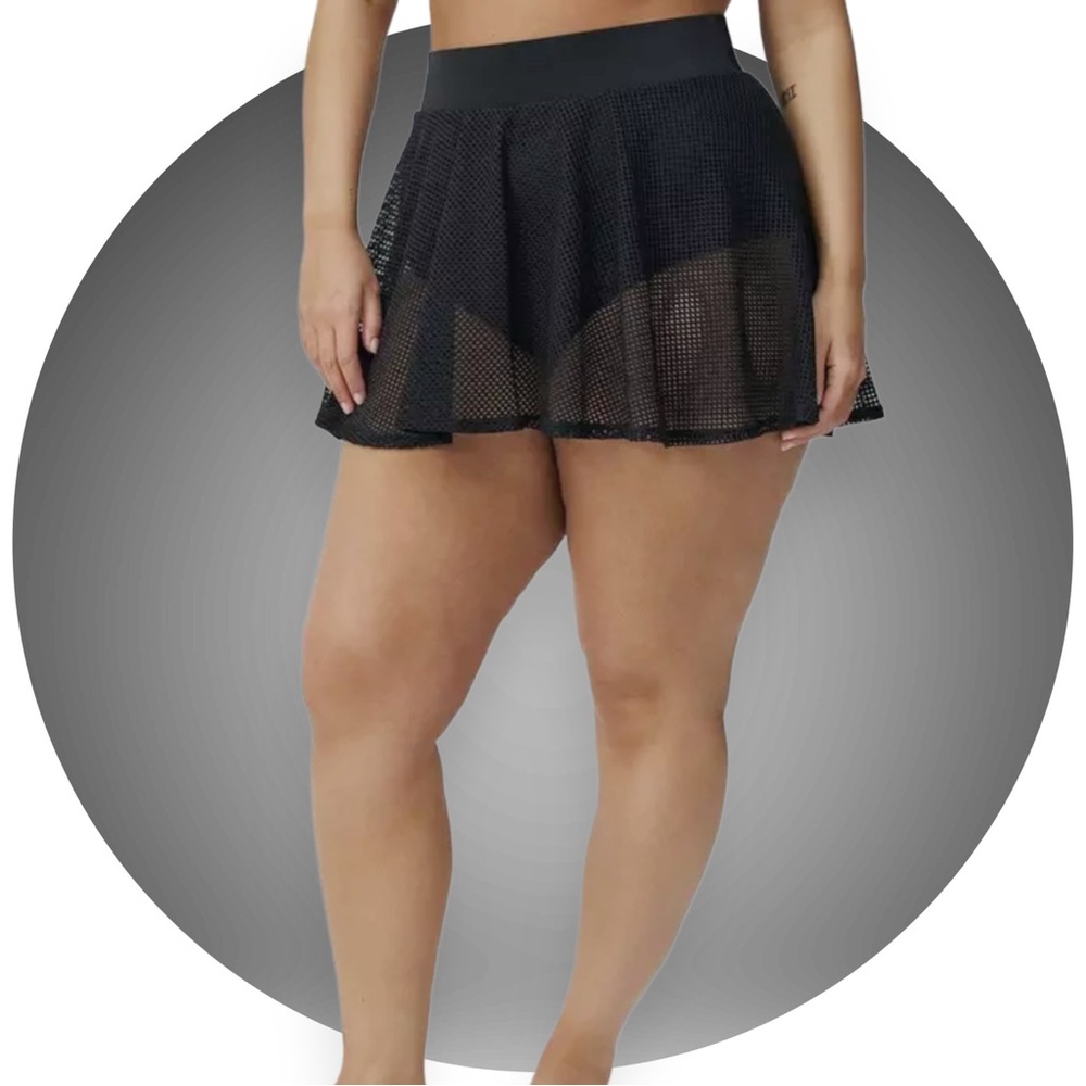 BOGO NWOT Torrid Mesh Swim Skirt with Brief